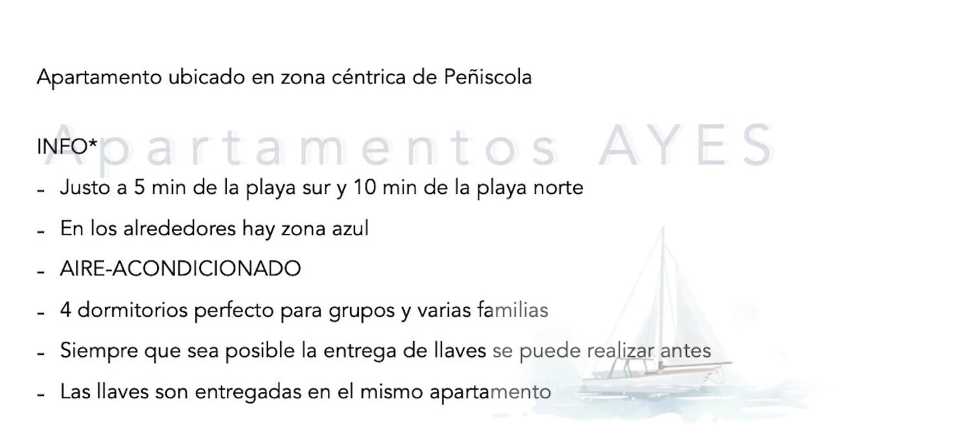 Apartamento 2º planta 4 dormitorios Peñíscola Exterior foto